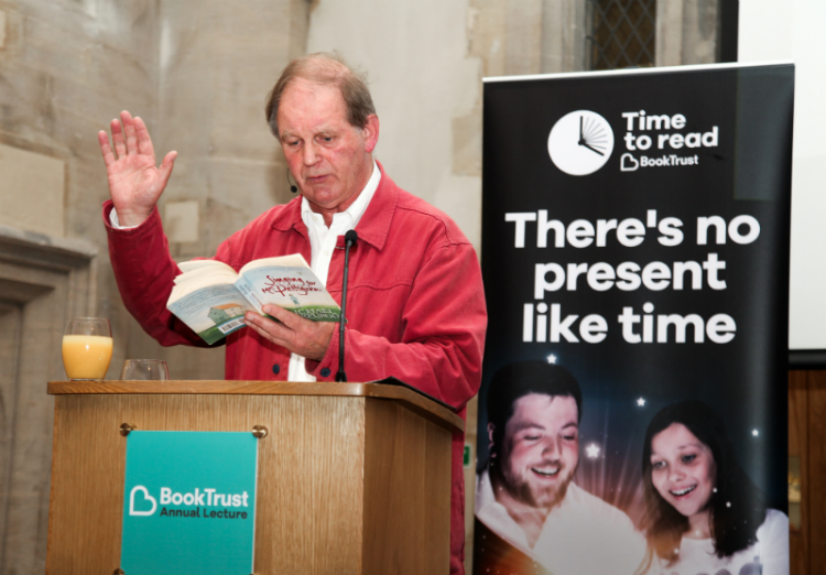 Michael Morpurgo Book Trust Lecture 1 - photo by Joanne O'Brien