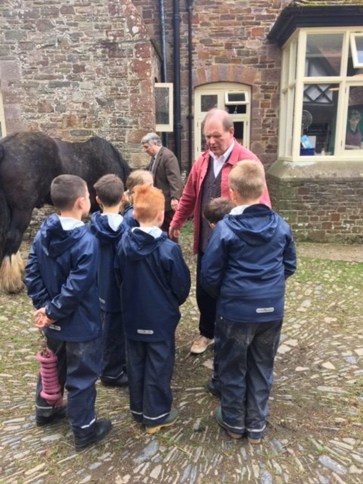 Visiting Nethercott House for Farms for City Children - Michael Morpurgo